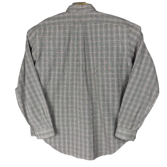 Ralph Lauren Mens Classic Fit Shirt Men XL Pink & Black Plaid Cotton Button-Down - Picture 2 of 10